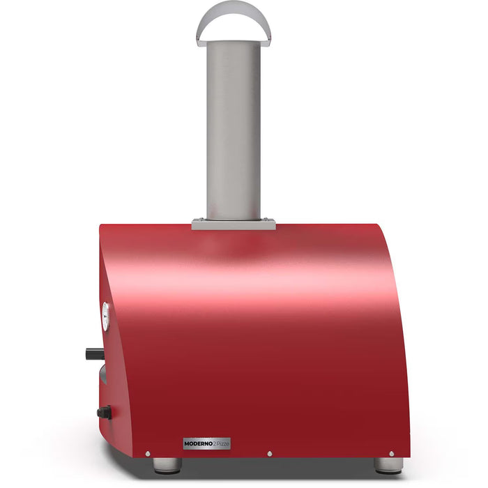 Alfa Moderno 3 Pizze Gas Outdoor Pizza Oven FXMD-3P-MROR-U – Ruby Red, 3-Pizza Capacity, Countertop, 1000 °F Max Temp