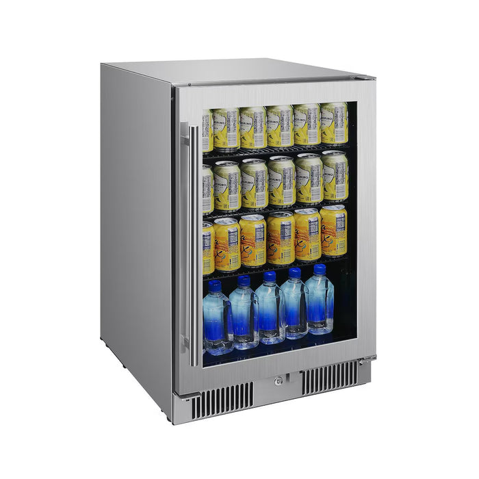 Blaze BLZ‑GDBEV20‑4.5 20" Outdoor Rated Beverage Cooler, 4.5 cu ft Stainless Steel Outdoor Fridge
