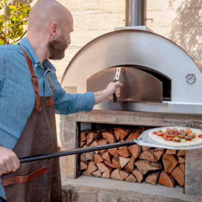 Alfa Futuro 2 Pizze Gas Outdoor Pizza Oven FXFT-2P-MWS-U – White, 2-Pizza Capacity, Countertop, 1,000 °F Max Temp