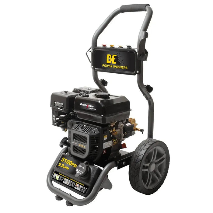 BE Power Equipment BE317RA 3,100 PSI 2.5 GPM Gas Pressure Washer – 223cc Powerease OHV Cold Water Machine