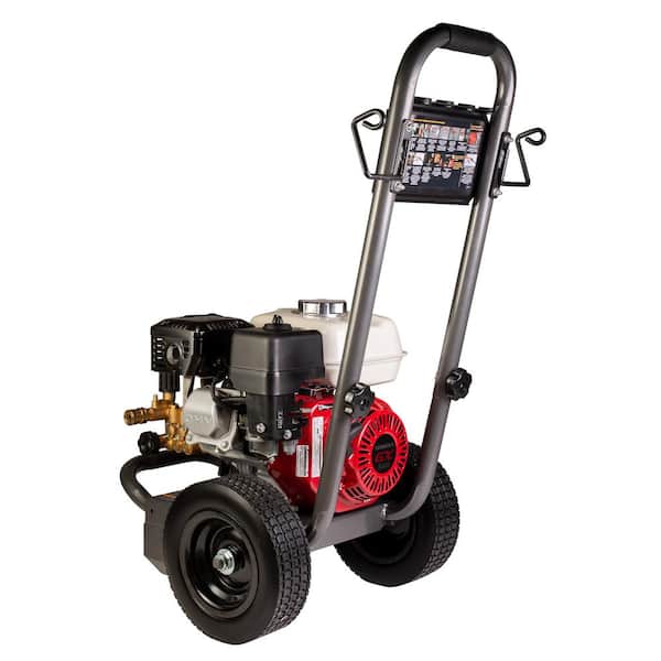 BE Power Equipment B3265HA 3,200 PSI 4.0 GPM Hot Water Gas Pressure Washer – Honda GX390 Engine, Belt Drive