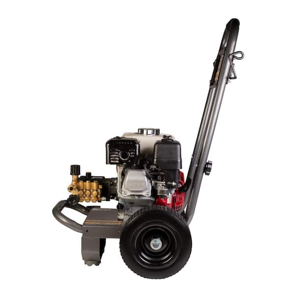 BE Power Equipment B3265HA 3,200 PSI 4.0 GPM Hot Water Gas Pressure Washer – Honda GX390 Engine, Belt Drive