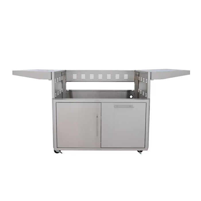 Blaze BLZ‑GRIDDLE40‑CART‑LTSC 40" LTE PRO Gas Griddle Cart with Soft‑Close Doors, Stainless Steel Outdoor Griddle Accessory