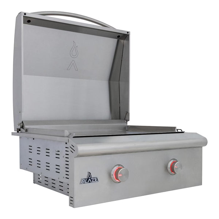 Blaze BLZ‑GRIDDLE‑LTE3‑LP 30" Built‑In LTE Plus Propane Gas Griddle with Lights, 36,000 BTU, 304 Stainless Steel Outdoor Griddle