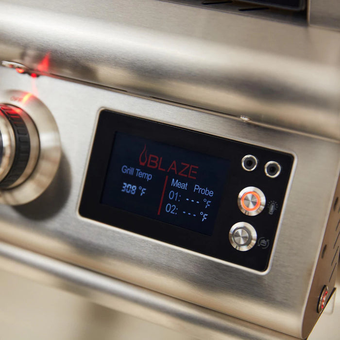 Blaze BLZ-26-PZOVN-LP 26" Outdoor LP Gas Pizza Oven, Stainless Steel Outdoor Oven for Pizza, Bread & Baking