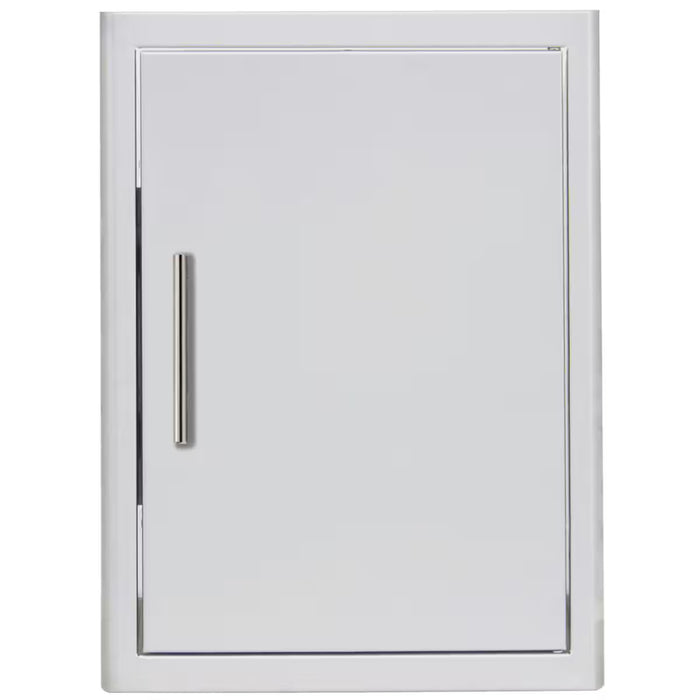 Blaze BLZ-SINGLE-2417-R-SC 24" x 17" Single Vertical Access Door with Reversible Soft-Close Hinges, Stainless Steel Outdoor Kitchen Access