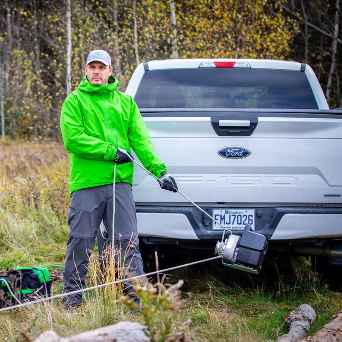 Portable Winch PCW3000-LI Battery Powered Pulling Winch – 80V Cordless Capstan Winch (Tool Only)