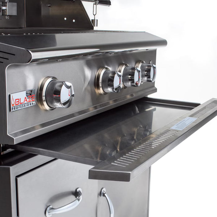 Blaze BLZ-3PRO-LP 30" 3-Burner Built-In Liquid Propane Grill, 42,000 BTU, Stainless Steel Blaze Pro Outdoor Grill