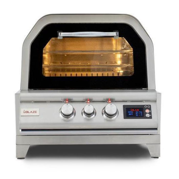 Blaze BLZ-26-PZOVN-LP 26" Outdoor LP Gas Pizza Oven, Stainless Steel Outdoor Oven for Pizza, Bread & Baking