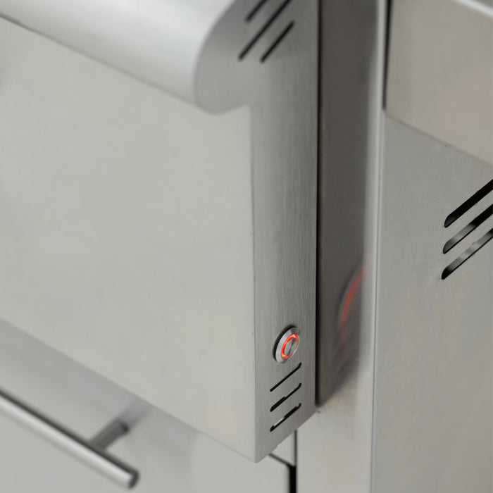 Blaze BLZ‑GRIDDLE‑LTE3‑NG 30" Built‑In LTE Plus Natural Gas Griddle with Lights, 36,000 BTU, 304 Stainless Steel Outdoor Griddle