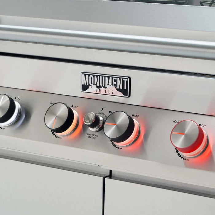 Monument Grills Denali 605Pro Stainless Smart Propane Gas Grill