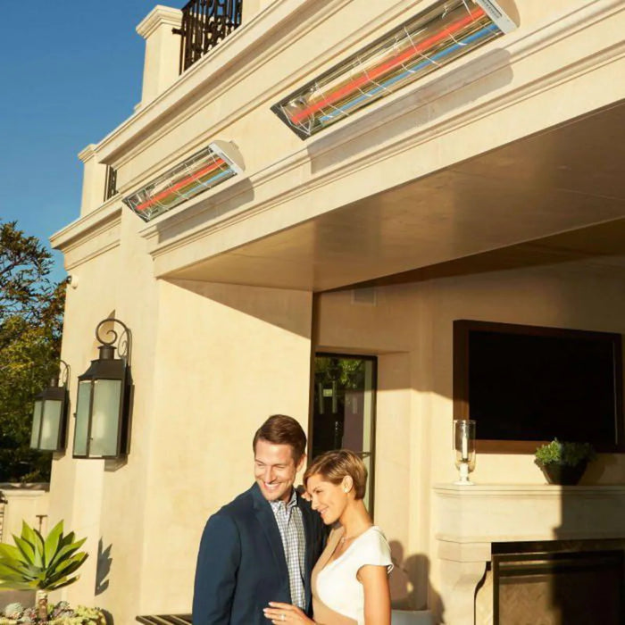 Infratech SL-4024 Slimline Heater, Stainless Steel with Aluminum Housing, 63.5", 4000W, 240V – Part #21-5080