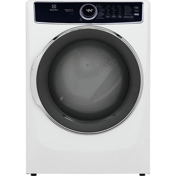 Frigidaire ELFE7537AW 8.0 Cu. Ft. Front Load Perfect Steam™ Electric Dryer with Predictive Dry™ and Instant Refresh – White, ENERGY STAR® Certified