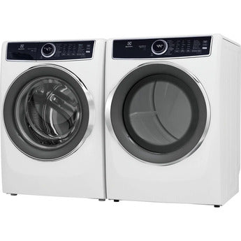 Frigidaire ELFE7537AW 8.0 Cu. Ft. Front Load Perfect Steam™ Electric Dryer with Predictive Dry™ and Instant Refresh – White, ENERGY STAR® Certified