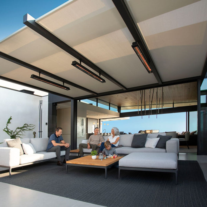 Infratech SL-2427 Slimline Heater, Black with Aluminum Housing, 42.5", 2400W, 277V – Part #21-5030BL