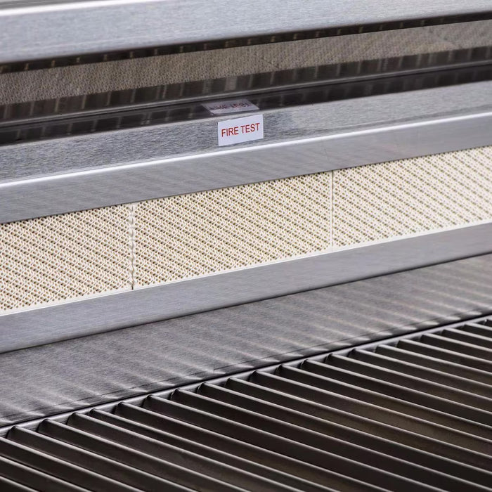 Blaze BLZ-4LTE3MG-NG 32" 4-Burner Built-In Marine Grade Natural Gas Grill, 66,000 BTU, 316L Stainless Steel LTE Plus with Lights & Infrared Rear Burner