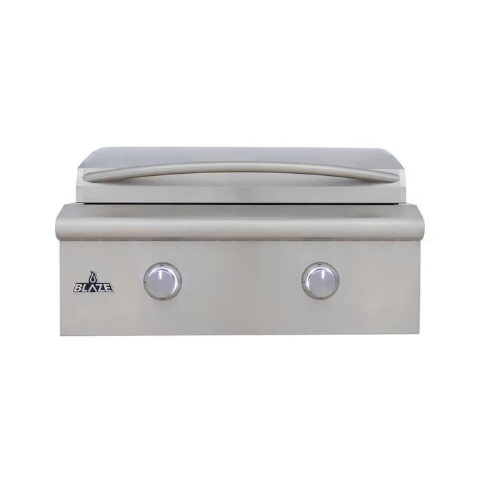 Blaze BLZ‑GRIDDLE‑LTE3‑NG 30" Built‑In LTE Plus Natural Gas Griddle with Lights, 36,000 BTU, 304 Stainless Steel Outdoor Griddle