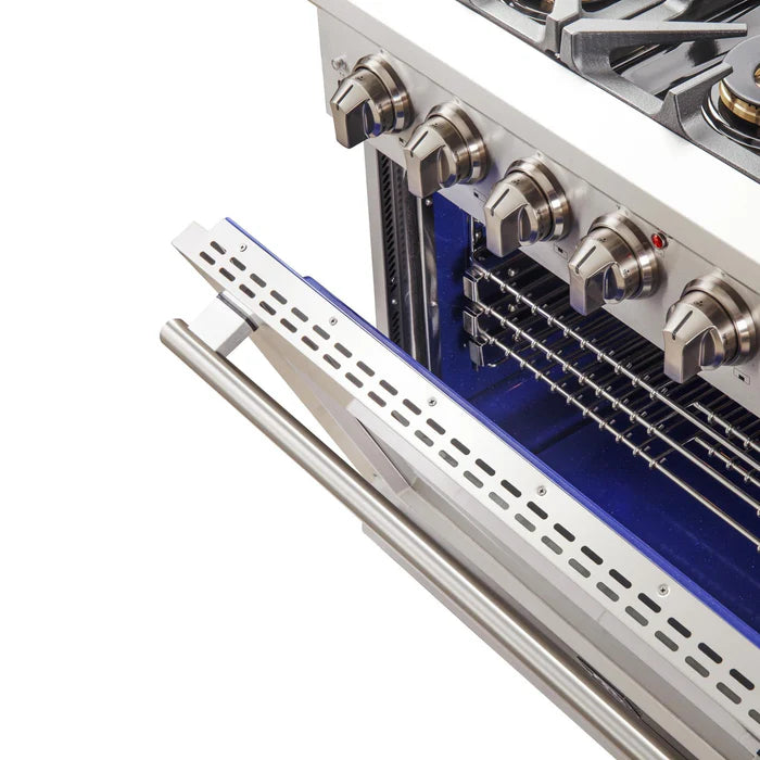 Forno FBDL-019-03CAUS Appliance Package – FFSGS6260-36 Gas Range + FFRBI1820-40SG Built-In Refrigerator