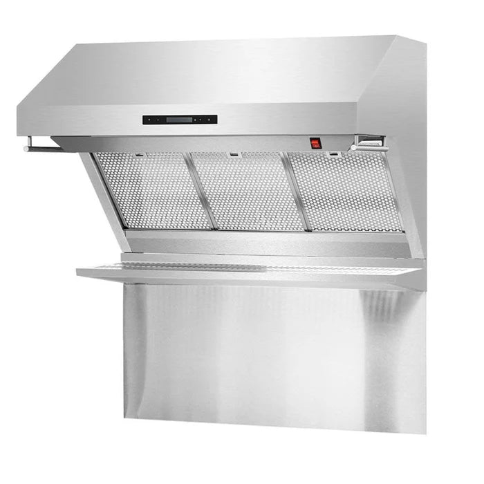 Forno Savona 36″ Wall‑Mounted Range Hood – 36″ Heavy-Duty Stainless Steel Ventilation Hood with Hybrid Filters & Backsplash (FRHWM5029-36HB)