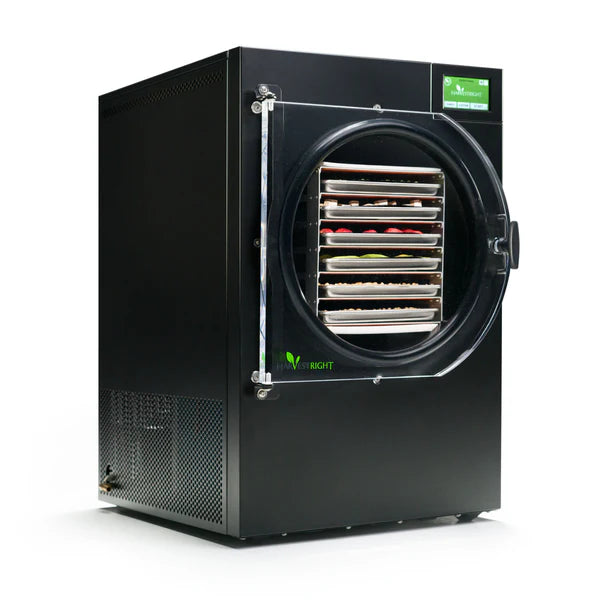 Harvest Right Large Home PRO Freeze Dryer Black 6-Tray w Mylar Starter Kit – N-HRFDLBK-PP (Home Freeze Dryer Appliance)