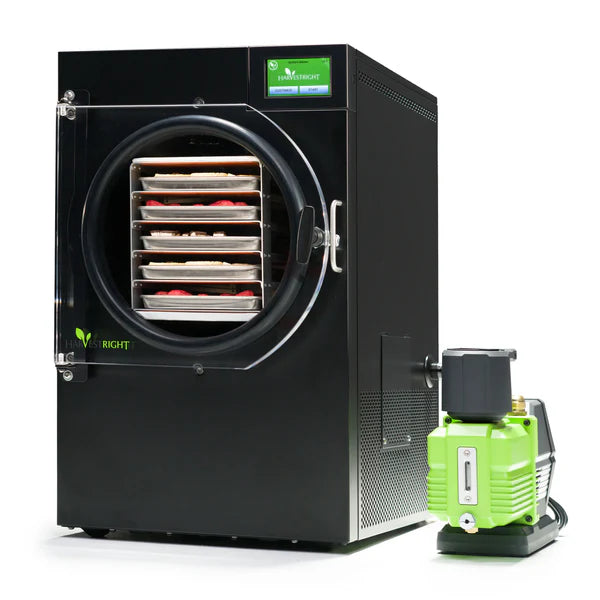 Harvest Right Medium Home PRO Freeze Dryer Black 5-Tray w Mylar Starter Kit – HRFDMBK (Home Freeze Dryer Appliance)