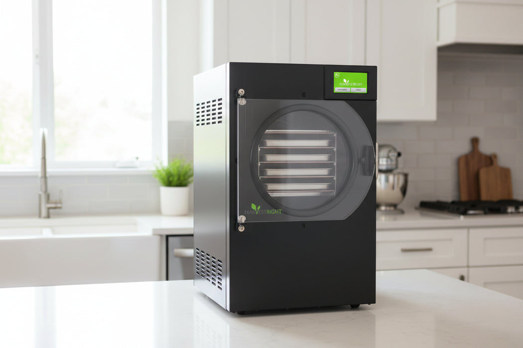 Harvest Right Small Home PRO Freeze Dryer Black 4-Tray w Mylar Starter Kit – HRFDBK (Home Freeze Dryer Appliance)