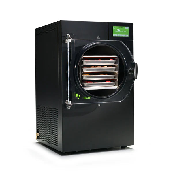 Harvest Right Small Home PRO Freeze Dryer Black 4-Tray w Mylar Starter Kit – HRFDBK (Home Freeze Dryer Appliance)