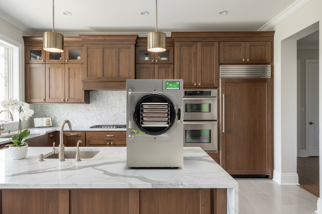 Harvest Right Small Home PRO Freeze Dryer Stainless Steel 4-Tray w Mylar Starter Kit – HRFDSMS (Home Freeze Dryer Appliance)