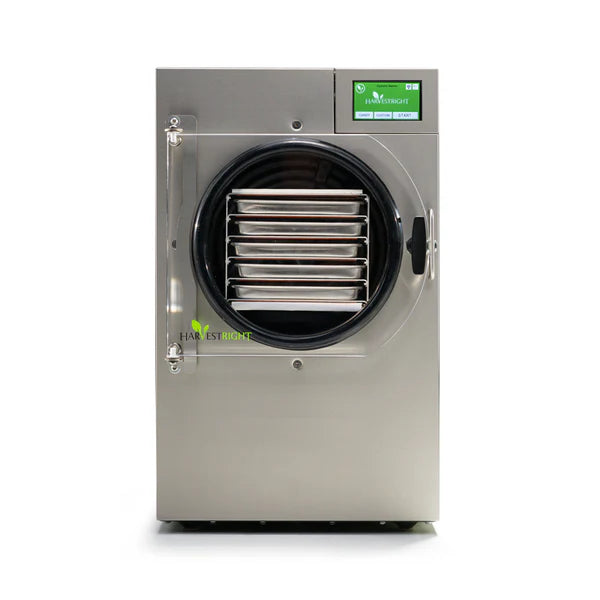 Harvest Right Small Home PRO Freeze Dryer Stainless Steel 4-Tray w Mylar Starter Kit – HRFDSMS (Home Freeze Dryer Appliance)