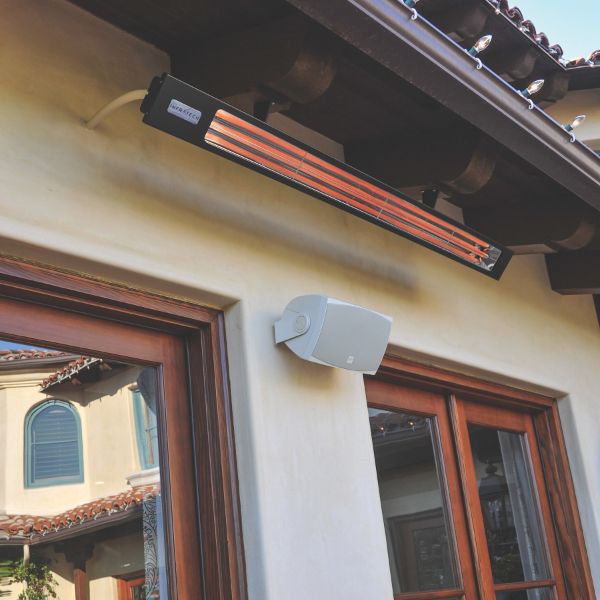 Infratech SL-2424 Slimline Heater, Black with Aluminum Housing, 42.5", 2400W, 240V – Part #21-5000BL