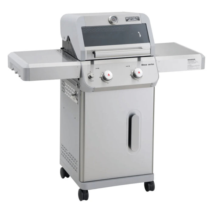 Monument Grills Mesa 200S Foldable Stainless Propane Gas Grill