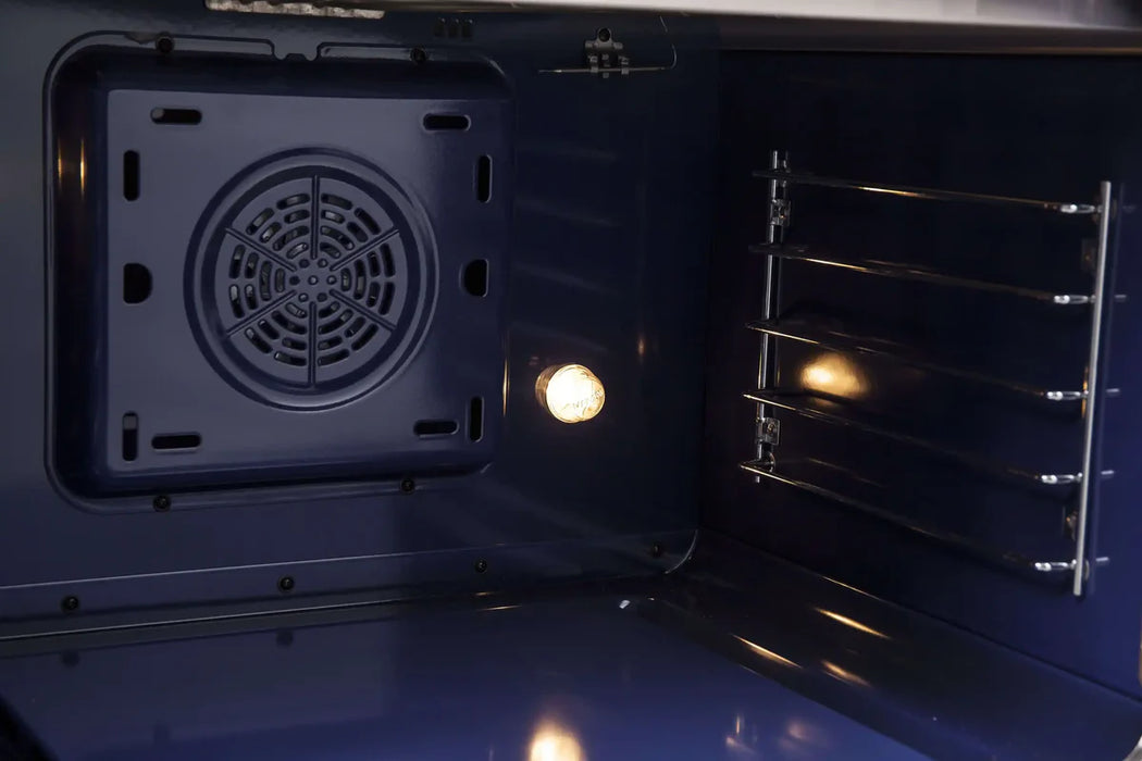 Forno Massimo FFSGS6325-30 30" Stainless Steel French Door Dual Fuel Range, 5 Sealed Burners, 4.32 cu. ft. True Convection Oven