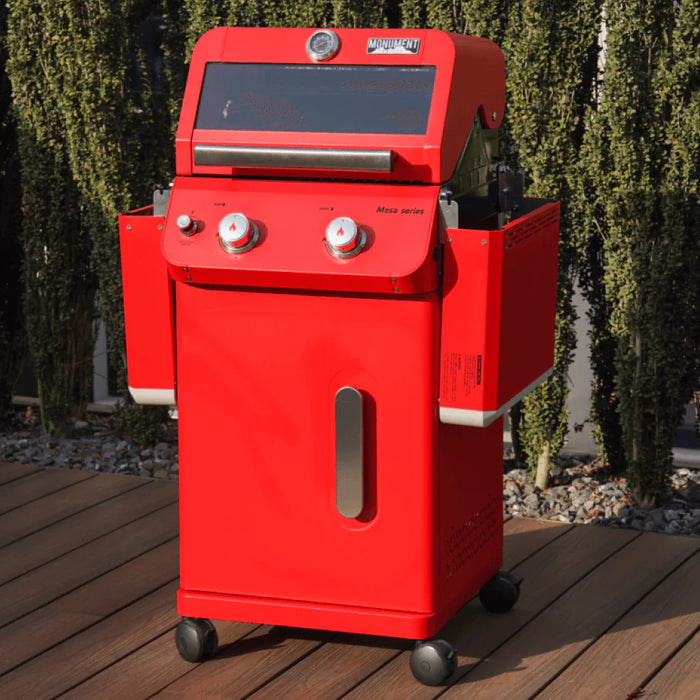 Monument Grills Mesa 200 Matte Color Foldable 2-Burner Propane Gas Grill - Model M200R