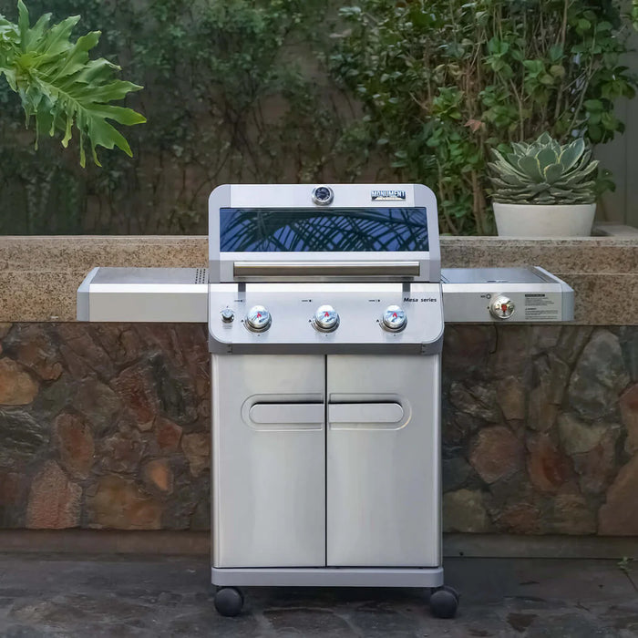 Monument Grills Mesa 305 Stainless Steel 3-Burner Propane Gas Grill - Model M305