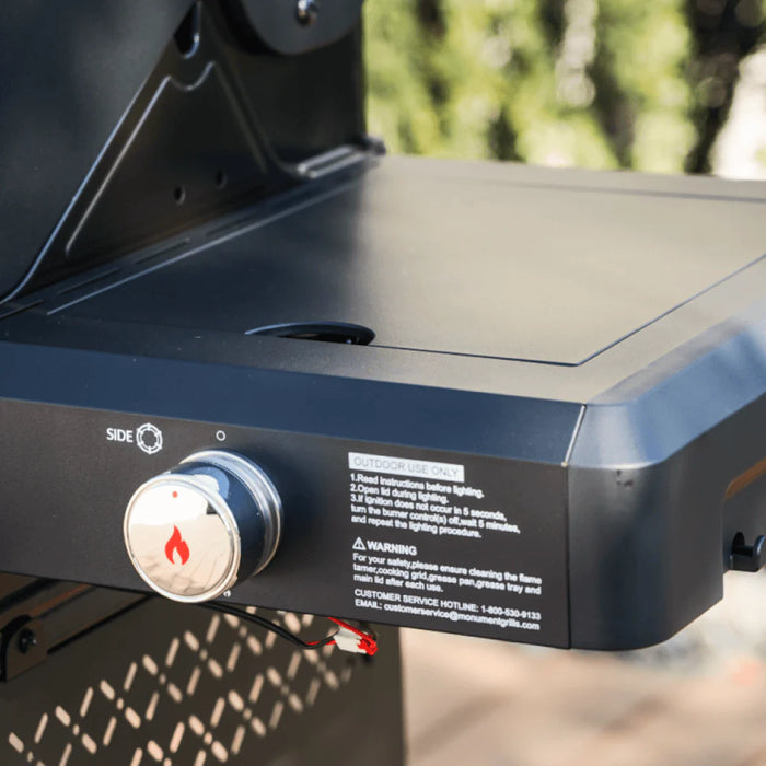 Monument Grills Mesa 325 Black 3-Burner Propane Gas Grill - Model M325