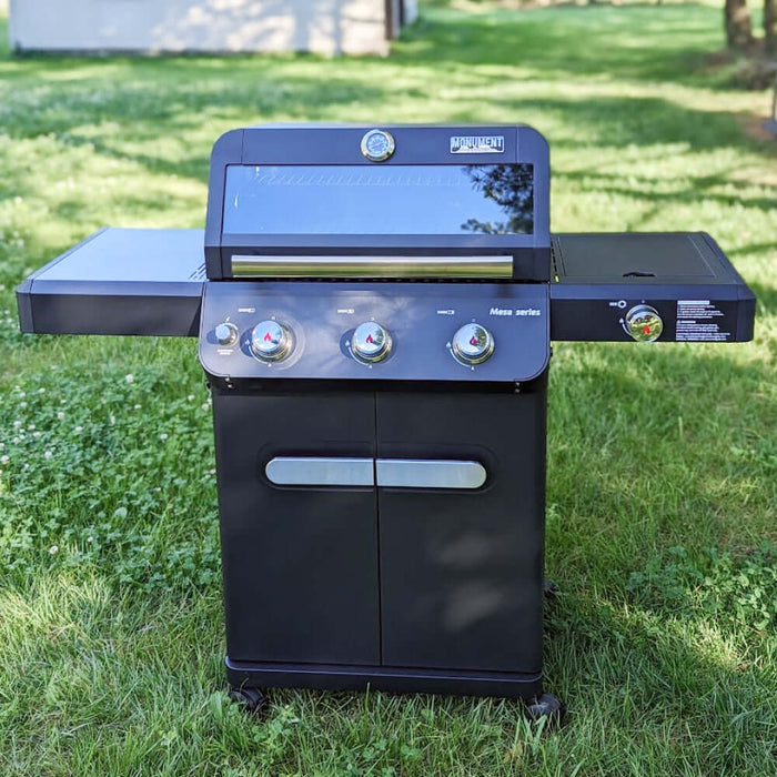Monument Grills Mesa 325 Black 3-Burner Propane Gas Grill - Model M325
