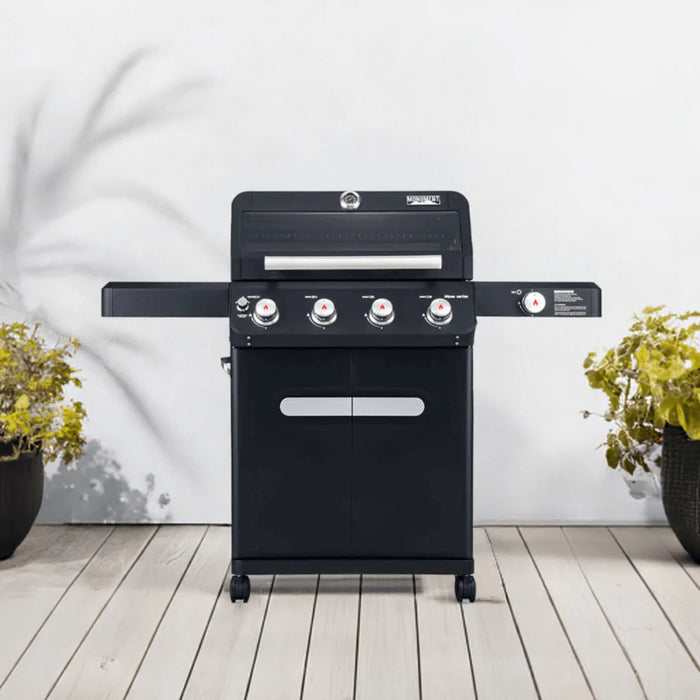Monument Grills Mesa 425 Black 4-Burner Propane Gas Grill - Model M425