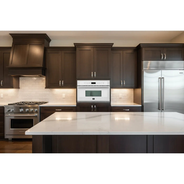 Forno Oliena FMWDR3093‑30WHT 30″ White Built-In Microwave Drawer, 1.6 cu ft, 1000 W, Touch Controls