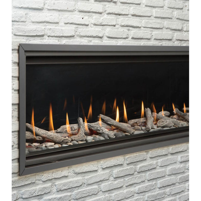 Montigo DelRay 60" Direct-Vent Linear Gas Fireplace DRL6013NI IPI Basic Model
