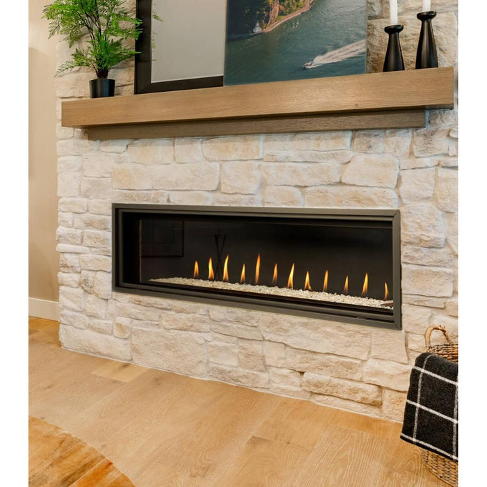 Montigo DelRay 60" Direct-Vent Linear Gas Fireplace DRL6013NI IPI Basic Model