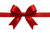 red gift bow no background