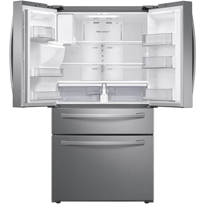 Samsung RF24R7201SR/AA 23 Cu. Ft. Counter‑Depth 4‑Door French Door Refrigerator – Fingerprint‑Resistant Stainless Steel