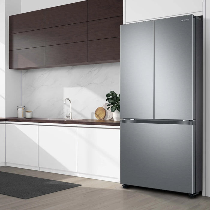 Samsung RF25C5151SR/AA 24.5 cu. ft. French Door Smart Refrigerator with Dual Icemaker – Stainless Steel