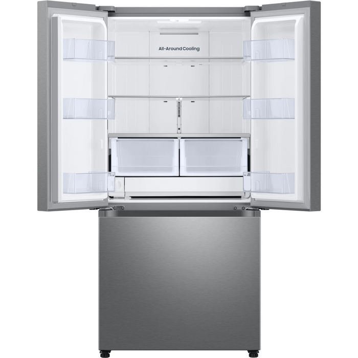 Samsung RF25C5151SR/AA 24.5 cu. ft. French Door Smart Refrigerator with Dual Icemaker – Stainless Steel