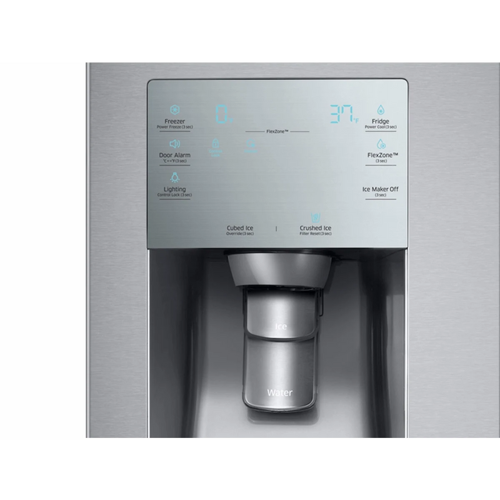 Samsung RF24R7201SR/AA 23 Cu. Ft. Counter‑Depth 4‑Door French Door Refrigerator – Fingerprint‑Resistant Stainless Steel