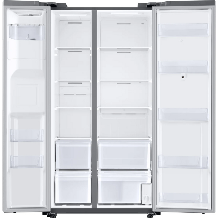Samsung RS22T5561SR/AA 21.5 Cu. Ft. Counter‑Depth Side‑by‑Side Smart Refrigerator – Fingerprint‑Resistant Stainless Steel