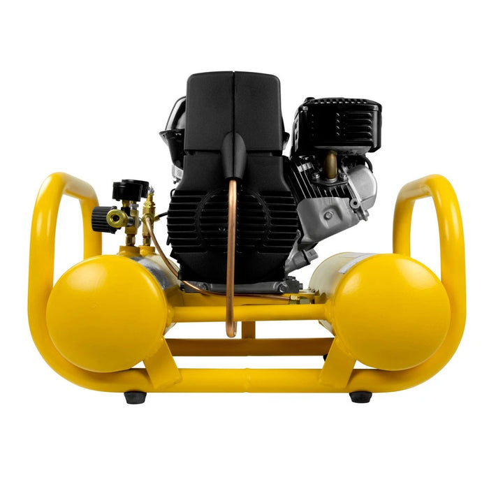 DeWalt 4-Gallon Pontoon Style Air Compressor | 5.0 CFM @ 90 PSI | Honda GX160 Engine | Model DXCMTA5590412.SAN | Portable Gas-Powered Contractor-Grade Air Compressor