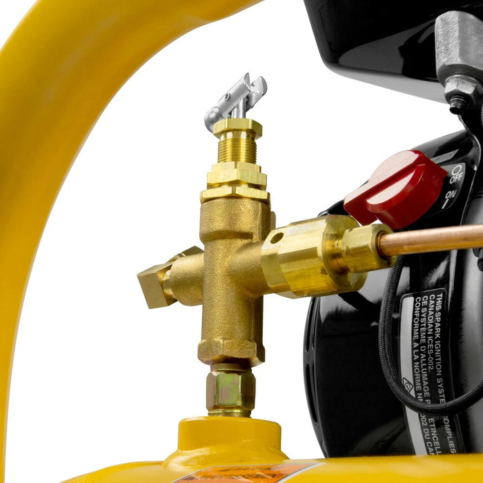 DeWalt 4-Gallon Pontoon Style Air Compressor | 5.0 CFM @ 90 PSI | Honda GX160 Engine | Model DXCMTA5590412.SAN | Portable Gas-Powered Contractor-Grade Air Compressor