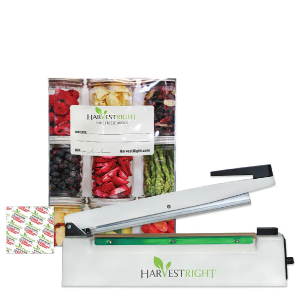 Harvest Right Mylar Starter Kit (50 Mylar Bags, 50 Oxygen Absorbers, Impulse Sealer) | Model MK-002 | SKU: MK-002