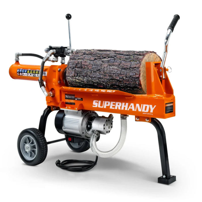 Super Handy GUO084 14‑Ton Electric Log Splitter – 120V, 16.5s Cycle Time, 20.5″ Log Capacity